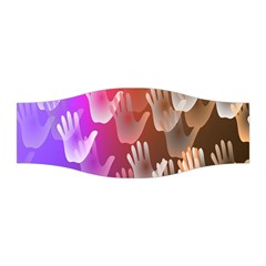 Clipart Hands Background Pattern Stretchable Headband by Nexatart