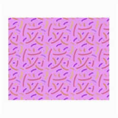 Confetti Background Pattern Pink Purple Yellow On Pink Background Small Glasses Cloth by Nexatart