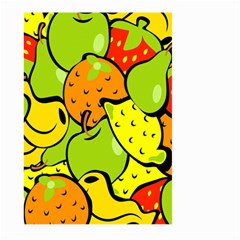 Digitally Created Funky Fruit Wallpaper Large Garden Flag (two Sides) by Nexatart