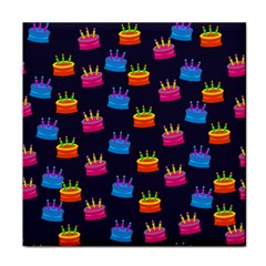 A Tilable Birthday Cake Party Background Face Towel