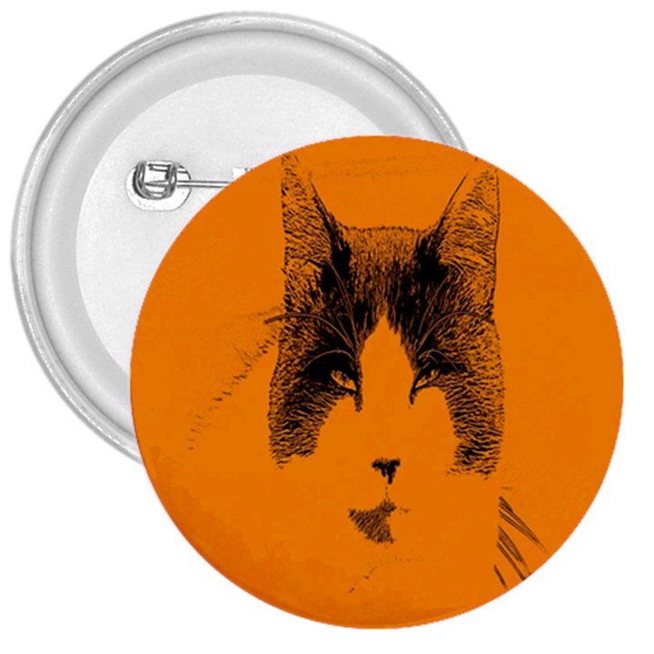 Cat Graphic Art 3  Buttons