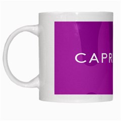 Zodiac Capricorn Purple White Mugs