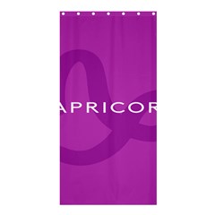 Zodiac Capricorn Purple Shower Curtain 36  X 72  (stall) 