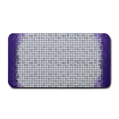 Purple Square Frame With Mosaic Pattern Medium Bar Mats by Nexatart