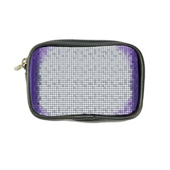 Purple Square Frame With Mosaic Pattern Coin Purse by Nexatart