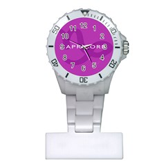 Zodiac Capricorn Purple Plastic Nurses Watch by Mariart