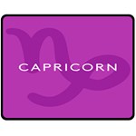 Zodiac Capricorn Purple Double Sided Fleece Blanket (Medium)  58.8 x47.4  Blanket Front