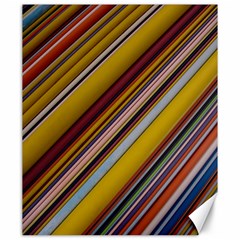 Colourful Lines Canvas 20  X 24   by Nexatart