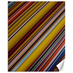 Colourful Lines Canvas 11  X 14   by Nexatart