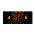 Fractal Wallpaper With Dancing Planets On Black Background Cosmetic Storage Cases Front