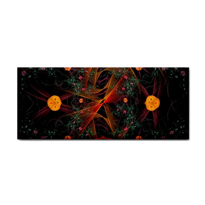Fractal Wallpaper With Dancing Planets On Black Background Cosmetic Storage Cases