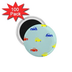 Car Yellow Blue Orange 1 75  Magnets (100 Pack) 