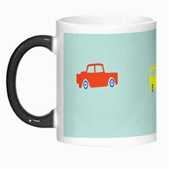 Car Yellow Blue Orange Morph Mugs