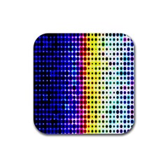 A Creative Colorful Background Rubber Coaster (square)  by Nexatart