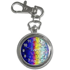 A Creative Colorful Background Key Chain Watches by Nexatart