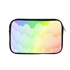 Cloud Blue Sky Rainbow Pink Yellow Green Red White Wave Apple Macbook Pro 13  Zipper Case by Mariart