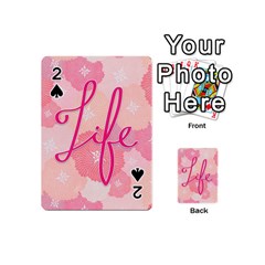 Life Typogrphic Playing Cards 54 (mini)  by Nexatart