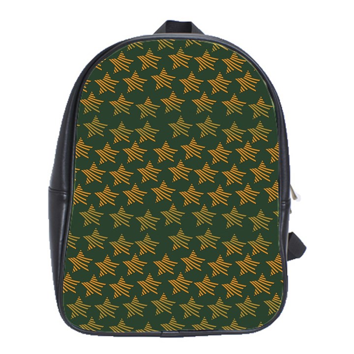 Stars Pattern Background School Bags(Large) 