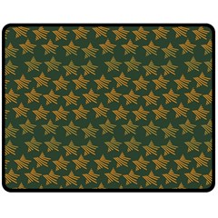 Stars Pattern Background Double Sided Fleece Blanket (medium) 