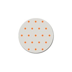 Diamond Polka Dot Grey Orange Circle Spot Golf Ball Marker (10 Pack) by Mariart