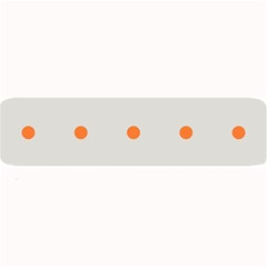 Diamond Polka Dot Grey Orange Circle Spot Large Bar Mats by Mariart