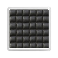 Black Cell Leather Retro Car Seat Textures Memory Card Reader (square)  by Nexatart