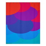 Circles Colorful Balloon Circle Purple Blue Red Orange Shower Curtain 60  x 72  (Medium)  60 x72  Curtain