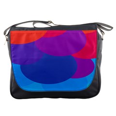 Circles Colorful Balloon Circle Purple Blue Red Orange Messenger Bags