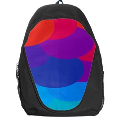 Circles Colorful Balloon Circle Purple Blue Red Orange Backpack Bag