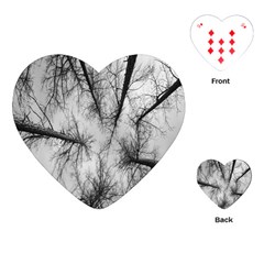 Trees Without Leaves Playing Cards (Heart) 