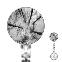 Trees Without Leaves Stainless Steel Nurses Watch