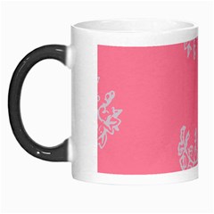 Branch Berries Seamless Red Grey Pink Morph Mugs by Mariart