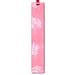 Branch Berries Seamless Red Grey Pink Large Book Marks by Mariart