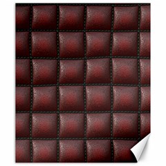 Red Cell Leather Retro Car Seat Textures Canvas 20  X 24   by Nexatart