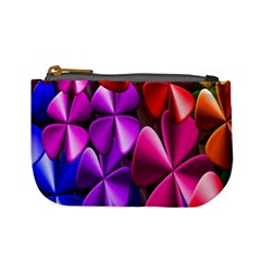 Colorful Flower Floral Rainbow Mini Coin Purses by Mariart