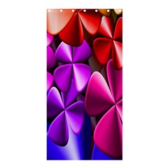 Colorful Flower Floral Rainbow Shower Curtain 36  X 72  (stall)  by Mariart