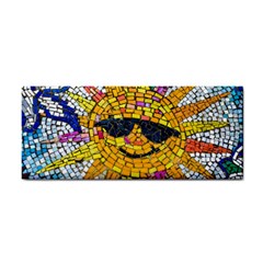 Sun From Mosaic Background Cosmetic Storage Cases by Nexatart