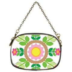 Flower Floral Sunflower Sakura Star Leaf Chain Purses (two Sides)  by Mariart