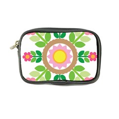 Flower Floral Sunflower Sakura Star Leaf Coin Purse by Mariart