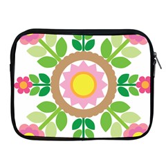 Flower Floral Sunflower Sakura Star Leaf Apple Ipad 2/3/4 Zipper Cases by Mariart