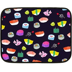 Japanese Food Sushi Fish Double Sided Fleece Blanket (mini) 