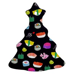 Japanese Food Sushi Fish Christmas Tree Ornament (two Sides)