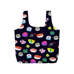 Japanese Food Sushi Fish Full Print Recycle Bags (s)  by Mariart