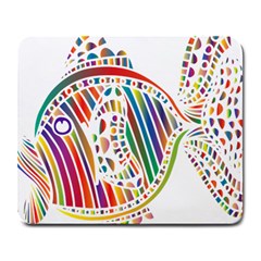 Colorful Fish Animals Rainbow Large Mousepads