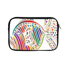 Colorful Fish Animals Rainbow Apple Ipad Mini Zipper Cases