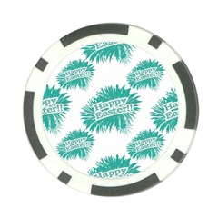 Happy Easter Theme Graphic Poker Chip Card Guard (10 Pack) by dflcprints