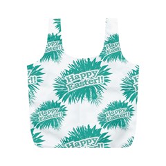 Happy Easter Theme Graphic Full Print Recycle Bags (m)  by dflcprints