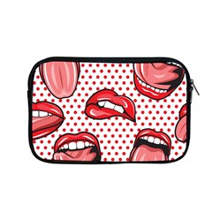 Lipstick Lip Red Polka Dot Circle Apple MacBook Pro 13  Zipper Case