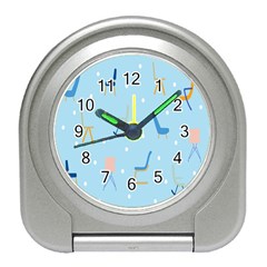 Seat Blue Polka Dot Travel Alarm Clocks