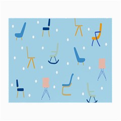 Seat Blue Polka Dot Small Glasses Cloth (2-side) by Mariart
